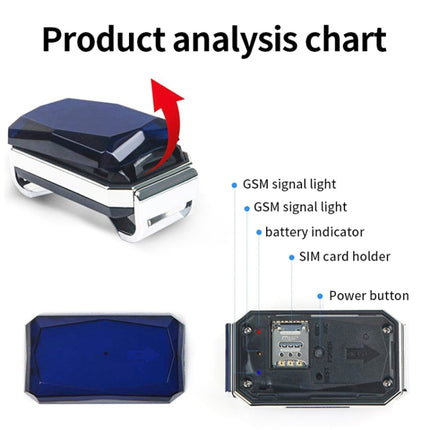 G06 IP67 Waterproof Pet GPS Tracker Dog Locator