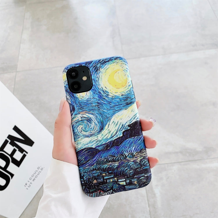 IMD Workmanship TPU Oil Painting Protective Case, For iPhone 11, For iPhone 11 Pro, For iPhone 11 Pro Max, For iPhone 12 mini, For iPhone 12, For iPhone 12 Pro, For iPhone 12 Pro Max