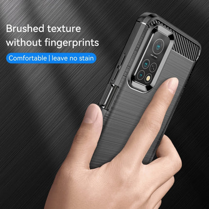 Brushed Texture Carbon Fiber TPU Case, For Xiaomi Mi 10T Pro 5G, For Xiaomi Poco C3, For Xiaomi Poco X3 NFC, For Xiaomi Redmi 9A, For Xiaomi Redmi 9C, For Xiaomi Redmi K30 Ultra
