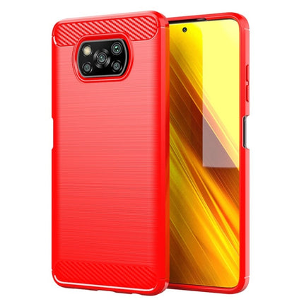 Brushed Texture Carbon Fiber TPU Case, For Xiaomi Mi 10T Pro 5G, For Xiaomi Poco C3, For Xiaomi Poco X3 NFC, For Xiaomi Redmi 9A, For Xiaomi Redmi 9C, For Xiaomi Redmi K30 Ultra