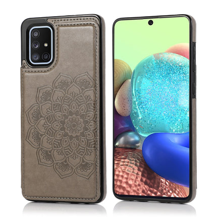 Double Buckle Mandala Pattern PU+TPU Protective Case with Card Slots & Holder & Photo Frame, For Samsung Galaxy A10e / A20e, For Samsung Galaxy A20 / A30, For Samsung Galaxy A50 / A50s, For Samsung Galaxy A51