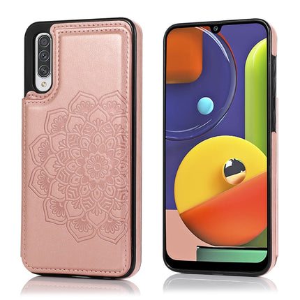 Double Buckle Mandala Pattern PU+TPU Protective Case with Card Slots & Holder & Photo Frame, For Samsung Galaxy A70, For Samsung Galaxy A71 / A81 / A10 / A91, For Samsung Galaxy A90 5G, For Samsung Galaxy Note9