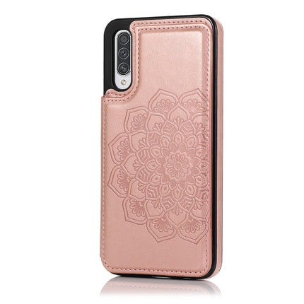 Double Buckle Mandala Pattern PU+TPU Protective Case with Card Slots & Holder & Photo Frame, For Samsung Galaxy A70, For Samsung Galaxy A71 / A81 / A10 / A91, For Samsung Galaxy A90 5G, For Samsung Galaxy Note9