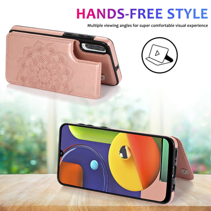 Double Buckle Mandala Pattern PU+TPU Protective Case with Card Slots & Holder & Photo Frame, For Samsung Galaxy A70, For Samsung Galaxy A71 / A81 / A10 / A91, For Samsung Galaxy A90 5G, For Samsung Galaxy Note9
