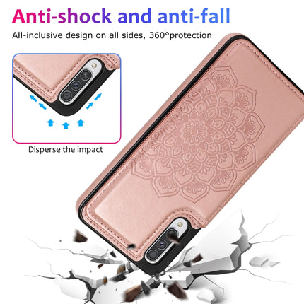 Double Buckle Mandala Pattern PU+TPU Protective Case with Card Slots & Holder & Photo Frame, For Samsung Galaxy A70, For Samsung Galaxy A71 / A81 / A10 / A91, For Samsung Galaxy A90 5G, For Samsung Galaxy Note9
