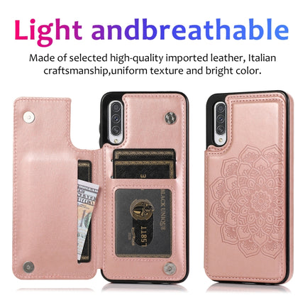 Double Buckle Mandala Pattern PU+TPU Protective Case with Card Slots & Holder & Photo Frame, For Samsung Galaxy A70, For Samsung Galaxy A71 / A81 / A10 / A91, For Samsung Galaxy A90 5G, For Samsung Galaxy Note9