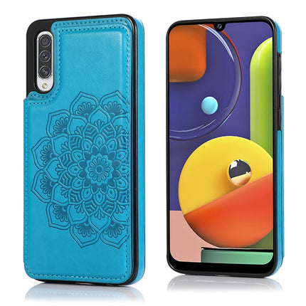 Double Buckle Mandala Pattern PU+TPU Protective Case with Card Slots & Holder & Photo Frame, For Samsung Galaxy A70, For Samsung Galaxy A71 / A81 / A10 / A91, For Samsung Galaxy A90 5G, For Samsung Galaxy Note9
