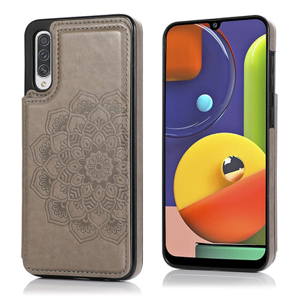 Double Buckle Mandala Pattern PU+TPU Protective Case with Card Slots & Holder & Photo Frame, For Samsung Galaxy A70, For Samsung Galaxy A71 / A81 / A10 / A91, For Samsung Galaxy A90 5G, For Samsung Galaxy Note9