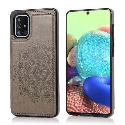 Double Buckle Mandala Pattern PU+TPU Protective Case with Card Slots & Holder & Photo Frame, For Samsung Galaxy A70, For Samsung Galaxy A71 / A81 / A10 / A91, For Samsung Galaxy A90 5G, For Samsung Galaxy Note9