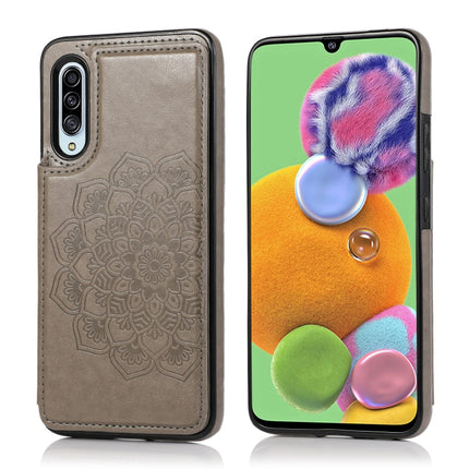 Double Buckle Mandala Pattern PU+TPU Protective Case with Card Slots & Holder & Photo Frame, For Samsung Galaxy A70, For Samsung Galaxy A71 / A81 / A10 / A91, For Samsung Galaxy A90 5G, For Samsung Galaxy Note9