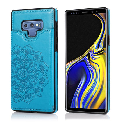 Double Buckle Mandala Pattern PU+TPU Protective Case with Card Slots & Holder & Photo Frame, For Samsung Galaxy A70, For Samsung Galaxy A71 / A81 / A10 / A91, For Samsung Galaxy A90 5G, For Samsung Galaxy Note9