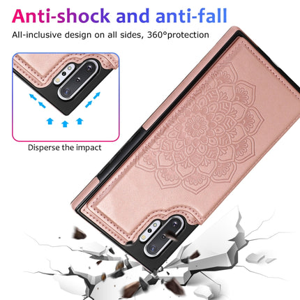 Double Buckle Mandala Pattern PU+TPU Protective Case with Card Slots & Holder & Photo Frame, For Samsung Galaxy Note 10 Plus, For Samsung Galaxy Note20, For Samsung Galaxy S9, For Samsung Galaxy S9 Plus