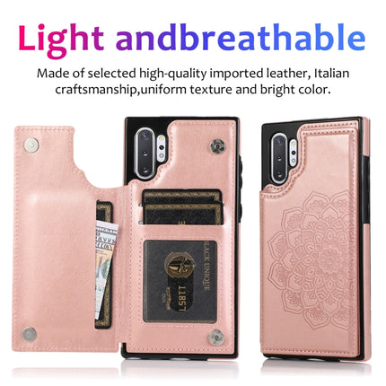 Double Buckle Mandala Pattern PU+TPU Protective Case with Card Slots & Holder & Photo Frame, For Samsung Galaxy Note 10 Plus, For Samsung Galaxy Note20, For Samsung Galaxy S9, For Samsung Galaxy S9 Plus
