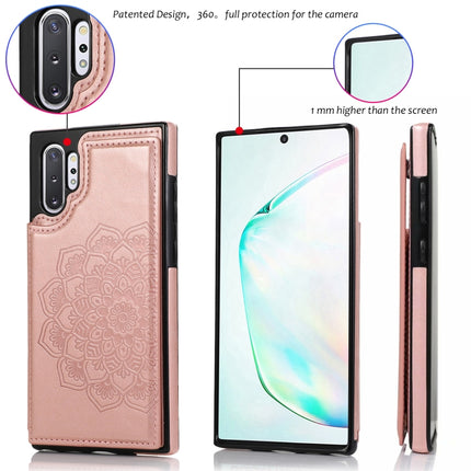 Double Buckle Mandala Pattern PU+TPU Protective Case with Card Slots & Holder & Photo Frame, For Samsung Galaxy Note 10 Plus, For Samsung Galaxy Note20, For Samsung Galaxy S9, For Samsung Galaxy S9 Plus