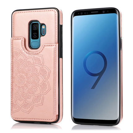 Double Buckle Mandala Pattern PU+TPU Protective Case with Card Slots & Holder & Photo Frame, For Samsung Galaxy Note 10 Plus, For Samsung Galaxy Note20, For Samsung Galaxy S9, For Samsung Galaxy S9 Plus
