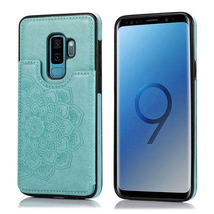 Double Buckle Mandala Pattern PU+TPU Protective Case with Card Slots & Holder & Photo Frame, For Samsung Galaxy Note 10 Plus, For Samsung Galaxy Note20, For Samsung Galaxy S9, For Samsung Galaxy S9 Plus