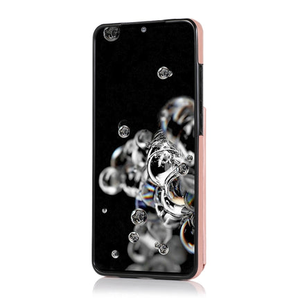 Double Buckle Mandala Pattern PU+TPU Protective Case with Card Slots & Holder & Photo Frame, For Samsung Galaxy S20 Ultra