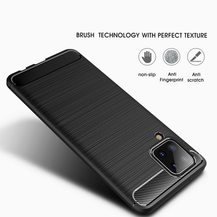 Brushed Texture Carbon Fiber TPU Case, For Samsung Galaxy A02s, For Samsung Galaxy A12, For Motorola Moto G9 Power