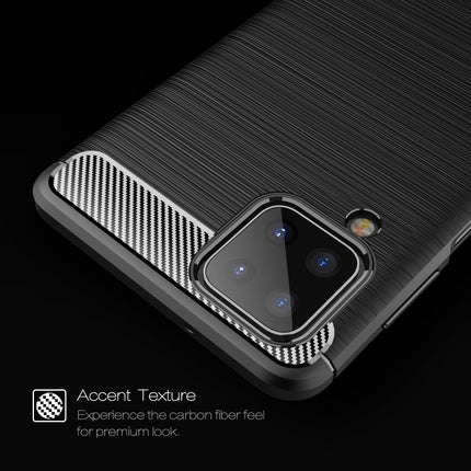 Brushed Texture Carbon Fiber TPU Case, For Samsung Galaxy A02s, For Samsung Galaxy A12, For Motorola Moto G9 Power