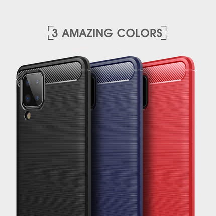 Brushed Texture Carbon Fiber TPU Case, For Samsung Galaxy A02s, For Samsung Galaxy A12, For Motorola Moto G9 Power