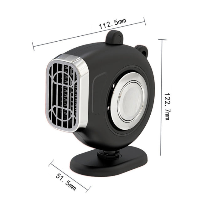 Portable Car Dashboard Electric Heater Winter Defroster, 12V, 24V
