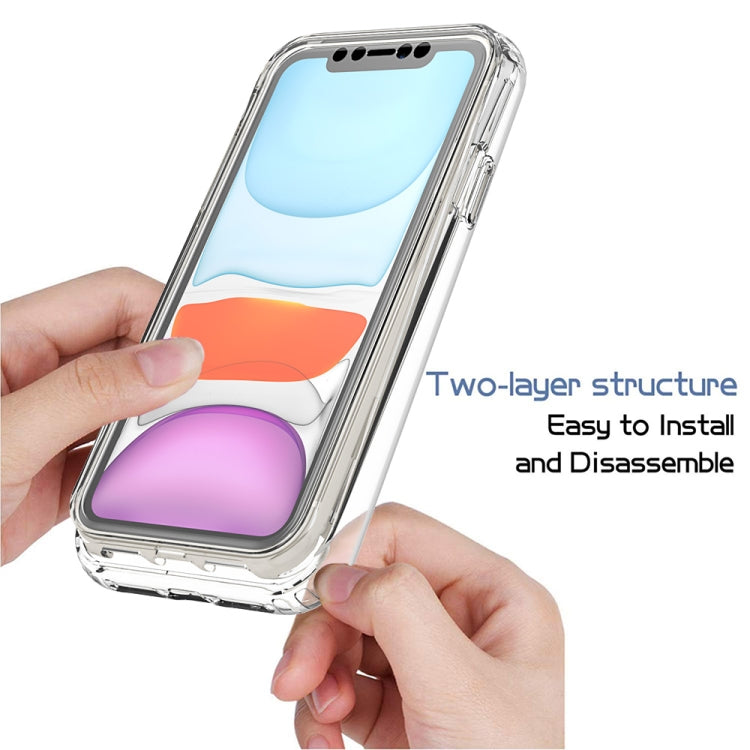 Shockproof  High Transparency Two-color Gradual Change PC+TPU Candy Colors Protective Case, For iPhone 11, For iPhone 11 Pro, For iPhone 11 Pro Max, For iPhone SE 2022 / SE 2020 / 8 / 7, For iPhone 6 Plus / 6s Plus
