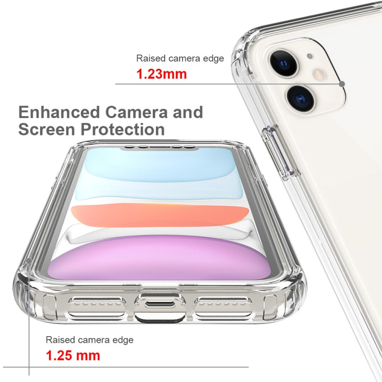 Shockproof  High Transparency Two-color Gradual Change PC+TPU Candy Colors Protective Case, For iPhone 11, For iPhone 11 Pro, For iPhone 11 Pro Max, For iPhone SE 2022 / SE 2020 / 8 / 7, For iPhone 6 Plus / 6s Plus