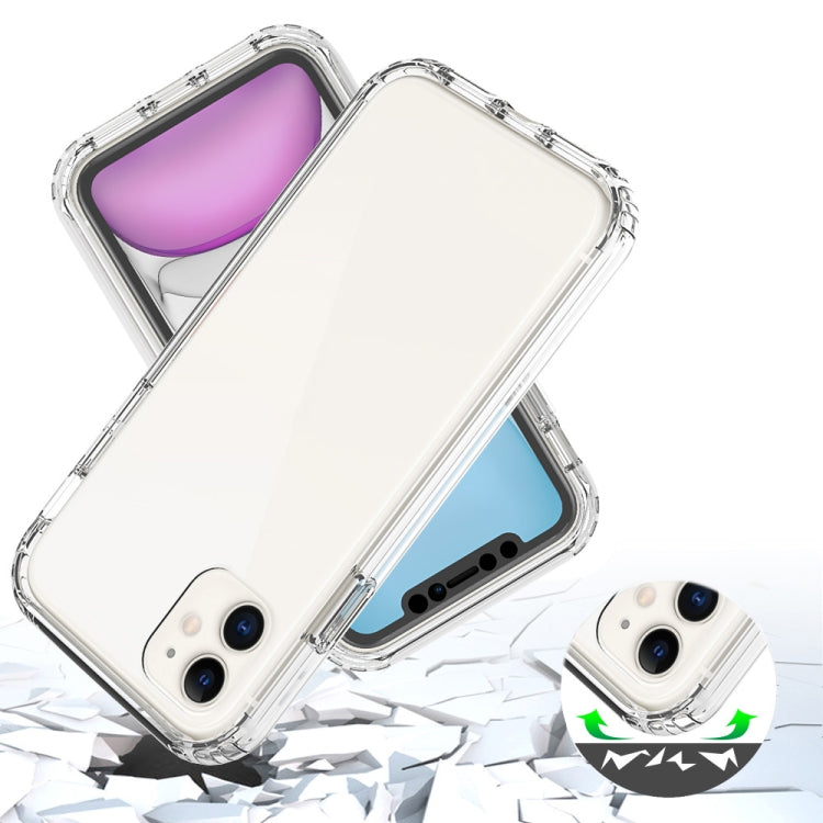 Shockproof  High Transparency Two-color Gradual Change PC+TPU Candy Colors Protective Case, For iPhone 11, For iPhone 11 Pro, For iPhone 11 Pro Max, For iPhone SE 2022 / SE 2020 / 8 / 7, For iPhone 6 Plus / 6s Plus