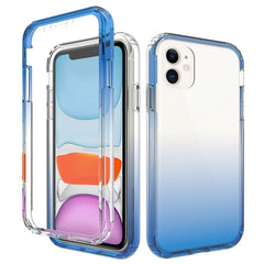 Shockproof  High Transparency Two-color Gradual Change PC+TPU Candy Colors Protective Case, For iPhone 11, For iPhone 11 Pro, For iPhone 11 Pro Max, For iPhone SE 2022 / SE 2020 / 8 / 7, For iPhone 6 Plus / 6s Plus, For iPhone 6 / 6s