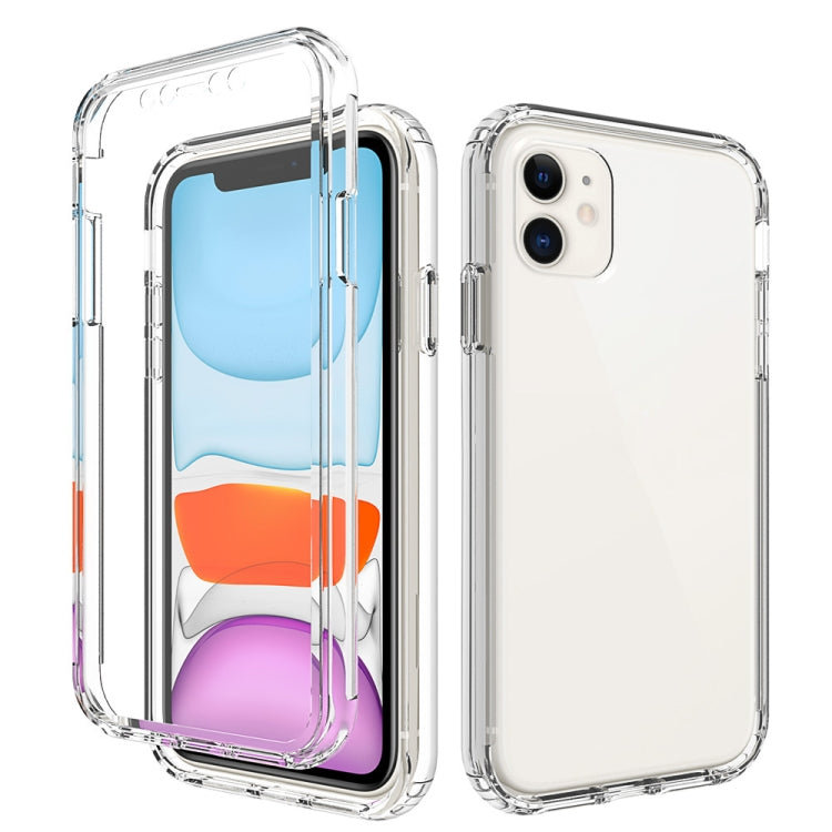 Shockproof  High Transparency Two-color Gradual Change PC+TPU Candy Colors Protective Case, For iPhone 11, For iPhone 11 Pro, For iPhone 11 Pro Max, For iPhone SE 2022 / SE 2020 / 8 / 7, For iPhone 6 Plus / 6s Plus