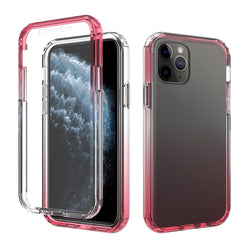 Shockproof  High Transparency Two-color Gradual Change PC+TPU Candy Colors Protective Case, For iPhone 11, For iPhone 11 Pro, For iPhone 11 Pro Max, For iPhone SE 2022 / SE 2020 / 8 / 7, For iPhone 6 Plus / 6s Plus, For iPhone 6 / 6s