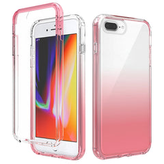 Shockproof  High Transparency Two-color Gradual Change PC+TPU Candy Colors Protective Case, For iPhone 11, For iPhone 11 Pro, For iPhone 11 Pro Max, For iPhone SE 2022 / SE 2020 / 8 / 7, For iPhone 6 Plus / 6s Plus, For iPhone 6 / 6s