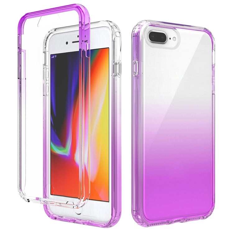 Shockproof  High Transparency Two-color Gradual Change PC+TPU Candy Colors Protective Case, For iPhone 11, For iPhone 11 Pro, For iPhone 11 Pro Max, For iPhone SE 2022 / SE 2020 / 8 / 7, For iPhone 6 Plus / 6s Plus