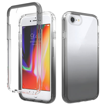 Funda protectora de PC+TPU de dos colores con cambio gradual y alta transparencia a prueba de golpes, para iPhone X/XS, para iPhone XR, para iPhone XS Max, para iPhone 8 Plus/7 Plus