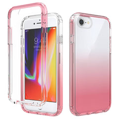 Shockproof  High Transparency Two-color Gradual Change PC+TPU Candy Colors Protective Case, For iPhone 11, For iPhone 11 Pro, For iPhone 11 Pro Max, For iPhone SE 2022 / SE 2020 / 8 / 7, For iPhone 6 Plus / 6s Plus, For iPhone 6 / 6s