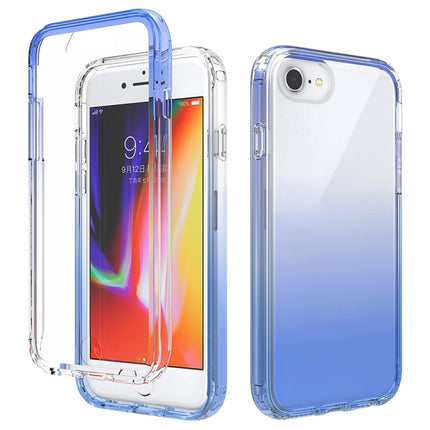 Funda protectora de PC+TPU de dos colores con cambio gradual y alta transparencia a prueba de golpes, para iPhone X/XS, para iPhone XR, para iPhone XS Max, para iPhone 8 Plus/7 Plus
