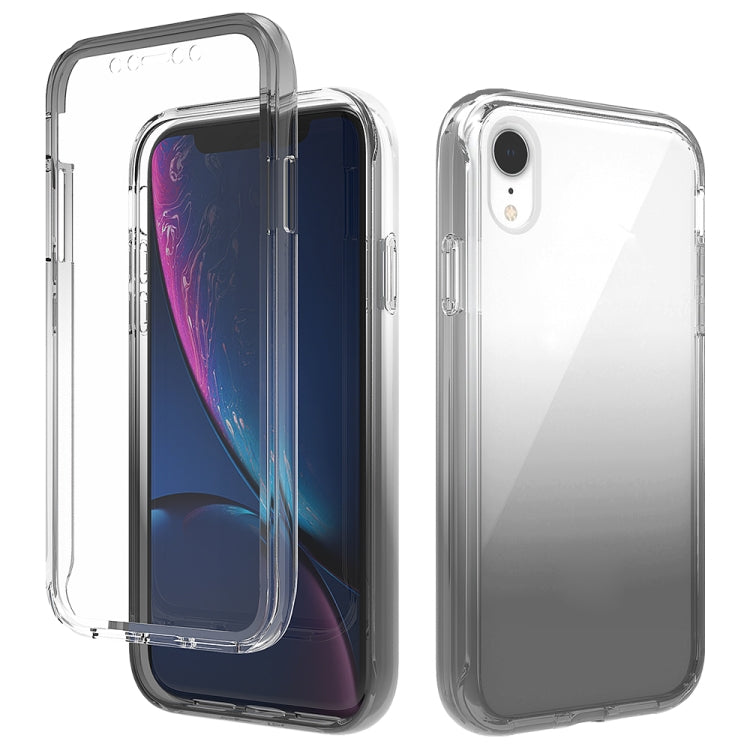 Funda protectora de PC+TPU de dos colores con cambio gradual y alta transparencia a prueba de golpes, para iPhone X/XS, para iPhone XR, para iPhone XS Max, para iPhone 8 Plus/7 Plus