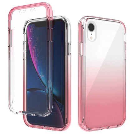 Funda protectora de PC+TPU de dos colores con cambio gradual y alta transparencia a prueba de golpes, para iPhone X/XS, para iPhone XR, para iPhone XS Max, para iPhone 8 Plus/7 Plus