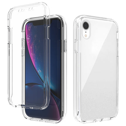 Funda protectora de PC+TPU de dos colores con cambio gradual y alta transparencia a prueba de golpes, para iPhone X/XS, para iPhone XR, para iPhone XS Max, para iPhone 8 Plus/7 Plus