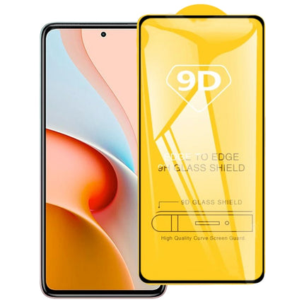 9D Full Glue Full Screen Tempered Glass Film, For Xiaomi Redmi Note 9 4G (1 PC), For Xiaomi Redmi Note 9 5G (1 PC), For Xiaomi Redmi Note 9 Pro 5G (1 PC)