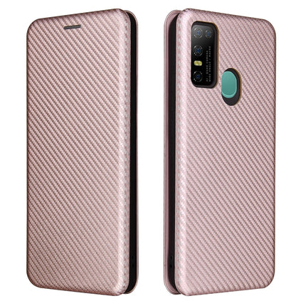 Carbon Fiber Texture Magnetic Horizontal Flip TPU + PC + PU Leather Case with Card Slot, For DOOGEE N30, For Fujitsu Arrows NX9 F-52A, For Motorola Moto G9 Power, For Oukitel WP5 / WP5 Pro, For LG K92 5G