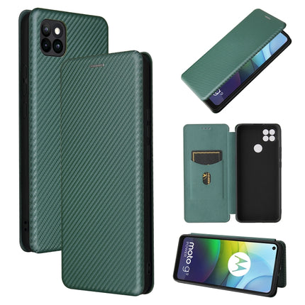 Carbon Fiber Texture Magnetic Horizontal Flip TPU + PC + PU Leather Case with Card Slot, For DOOGEE N30, For Fujitsu Arrows NX9 F-52A, For Motorola Moto G9 Power, For Oukitel WP5 / WP5 Pro, For LG K92 5G