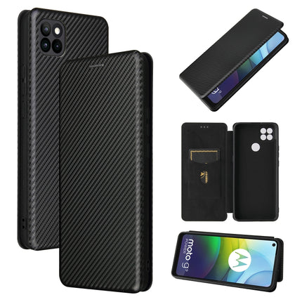Carbon Fiber Texture Magnetic Horizontal Flip TPU + PC + PU Leather Case with Card Slot, For DOOGEE N30, For Fujitsu Arrows NX9 F-52A, For Motorola Moto G9 Power, For Oukitel WP5 / WP5 Pro, For LG K92 5G