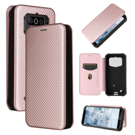 Carbon Fiber Texture Magnetic Horizontal Flip TPU + PC + PU Leather Case with Card Slot, For DOOGEE N30, For Fujitsu Arrows NX9 F-52A, For Motorola Moto G9 Power, For Oukitel WP5 / WP5 Pro, For LG K92 5G