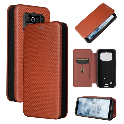 Carbon Fiber Texture Magnetic Horizontal Flip TPU + PC + PU Leather Case with Card Slot, For DOOGEE N30, For Fujitsu Arrows NX9 F-52A, For Motorola Moto G9 Power, For Oukitel WP5 / WP5 Pro, For LG K92 5G