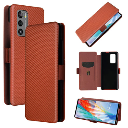 Carbon Fiber Texture Magnetic Horizontal Flip TPU + PC + PU Leather Case with Card Slot, For LG Wing 5G, For LG Wing 5G with Buckle, For OPPO A72 5G, For OPPO A15, For Motorola Moto  G9 Power