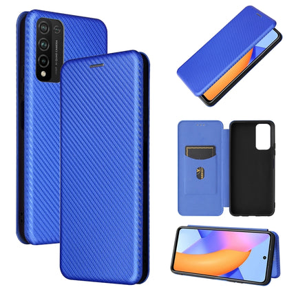 Carbon Fiber Texture Magnetic Horizontal Flip TPU + PC + PU Leather Case with Card Slot, For Huawei Y9a, For Huawei nova 8 SE, For Huawei Honor 10X Lite, For Samsung Galaxy A12 / M12