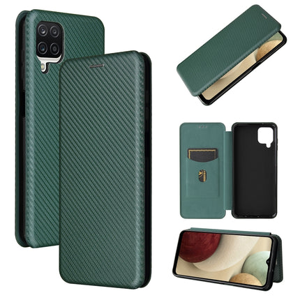 Carbon Fiber Texture Magnetic Horizontal Flip TPU + PC + PU Leather Case with Card Slot, For Huawei Y9a, For Huawei nova 8 SE, For Huawei Honor 10X Lite, For Samsung Galaxy A12 / M12