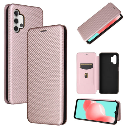 Carbon Fiber Texture Magnetic Horizontal Flip TPU + PC + PU Leather Case with Card Slot, For Samsung Galaxy A32 5G, For Samsung Galaxy S30, For Samsung Galaxy S21+ 5G
