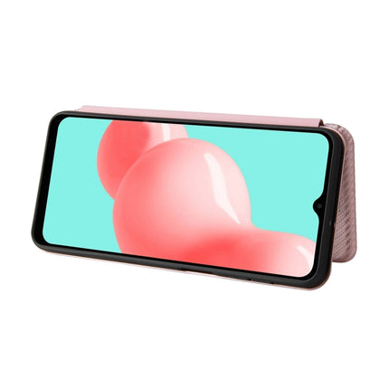 Carbon Fiber Texture Magnetic Horizontal Flip TPU + PC + PU Leather Case with Card Slot, For Samsung Galaxy A32 5G, For Samsung Galaxy S30, For Samsung Galaxy S21+ 5G
